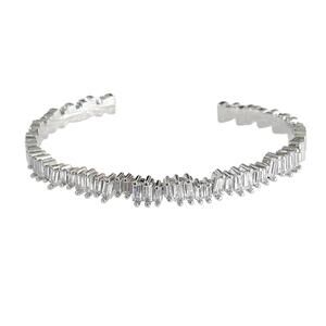 Gigi Bangle/Cuff Bracelet Silver adjustable